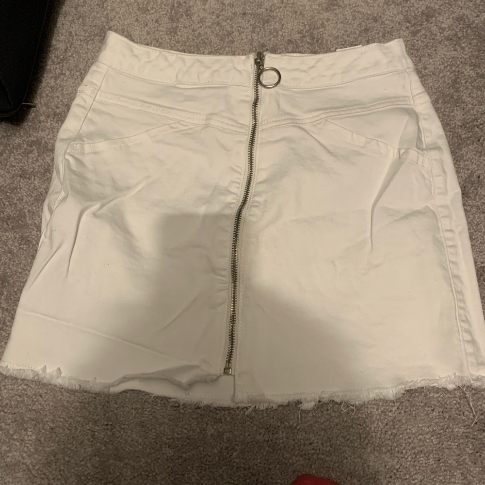 White skirt